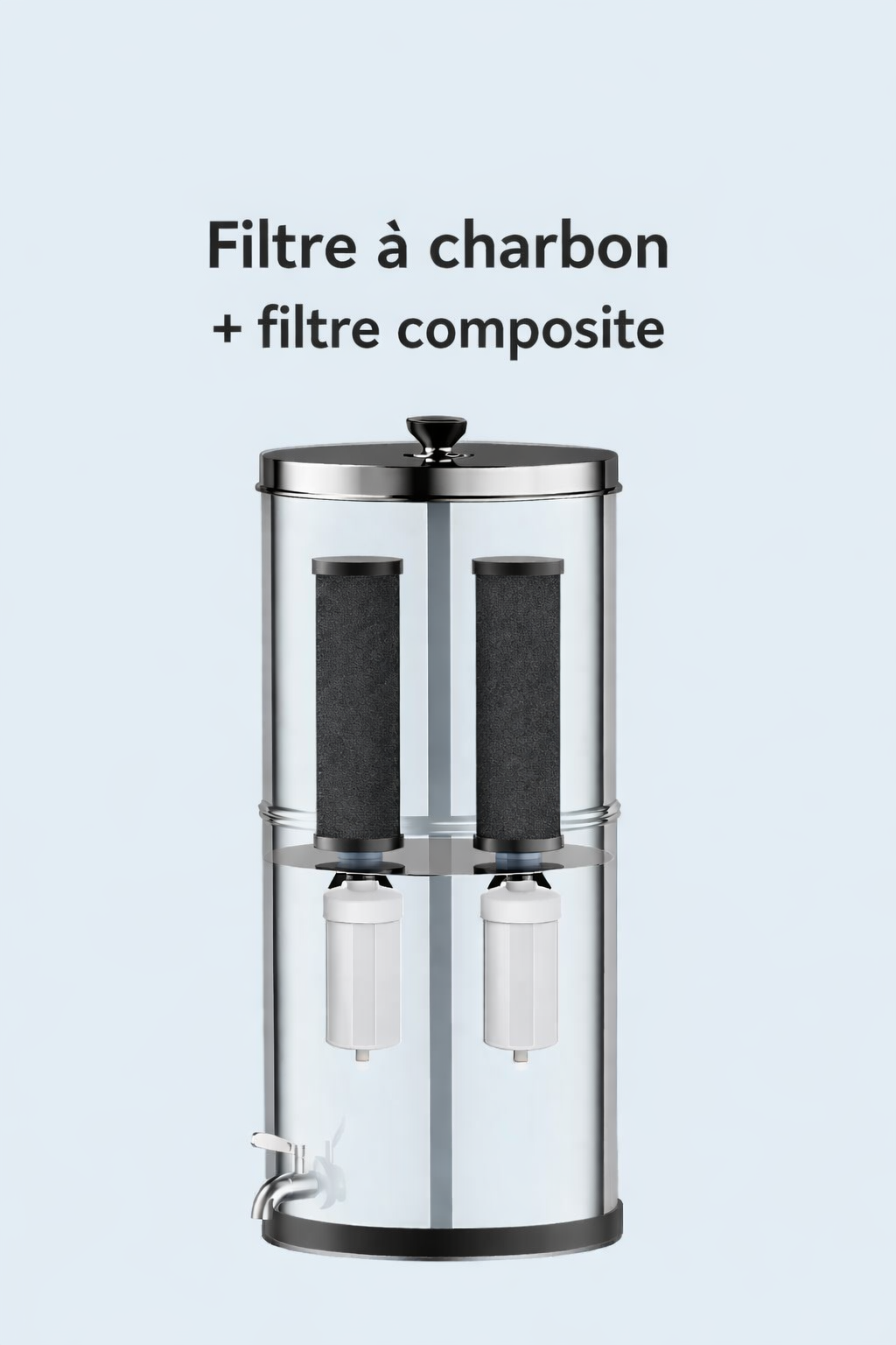 Notre filtre à eau par gravité